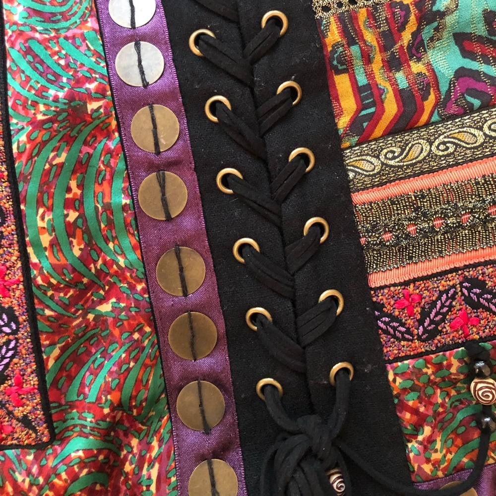 Nanette Lepore Tribal Beaded Skirt - Picture 3 of 6